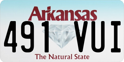 AR license plate 491VUI