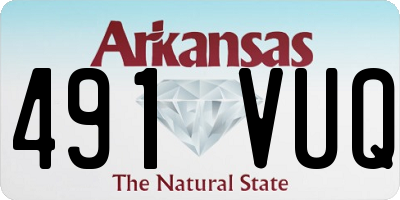 AR license plate 491VUQ