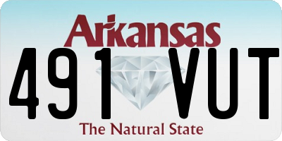 AR license plate 491VUT