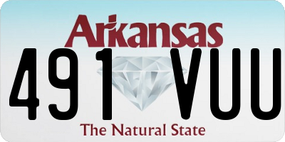 AR license plate 491VUU