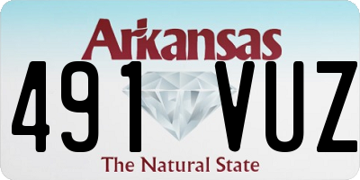 AR license plate 491VUZ