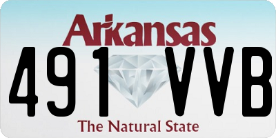 AR license plate 491VVB