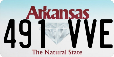 AR license plate 491VVE