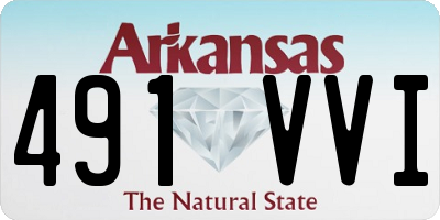 AR license plate 491VVI