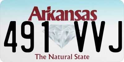 AR license plate 491VVJ