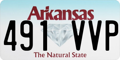 AR license plate 491VVP