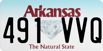 AR license plate 491VVQ