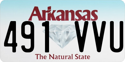 AR license plate 491VVU