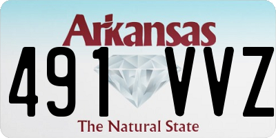 AR license plate 491VVZ
