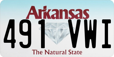 AR license plate 491VWI