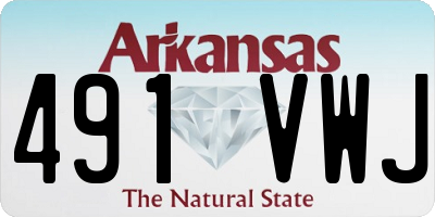 AR license plate 491VWJ