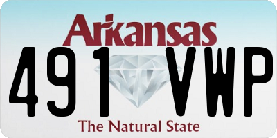 AR license plate 491VWP
