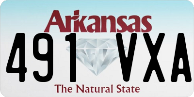 AR license plate 491VXA