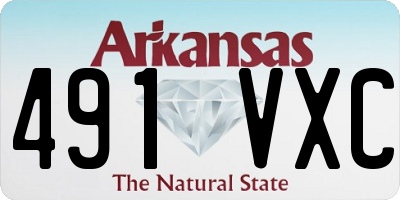 AR license plate 491VXC