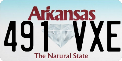 AR license plate 491VXE