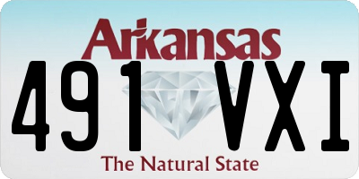 AR license plate 491VXI