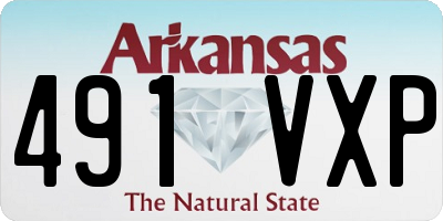 AR license plate 491VXP