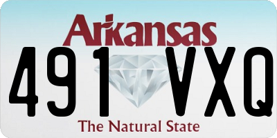 AR license plate 491VXQ