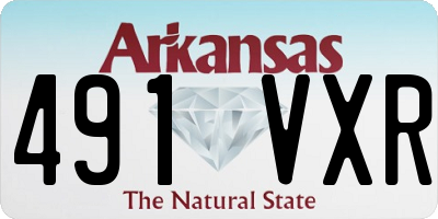 AR license plate 491VXR
