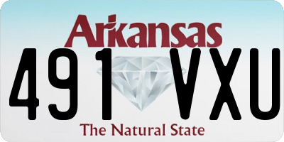 AR license plate 491VXU