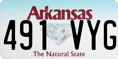 AR license plate 491VYG