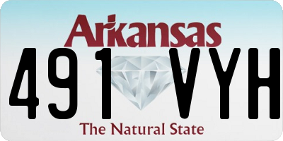 AR license plate 491VYH