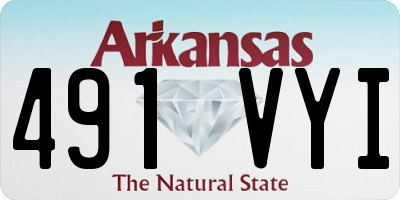 AR license plate 491VYI