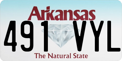 AR license plate 491VYL