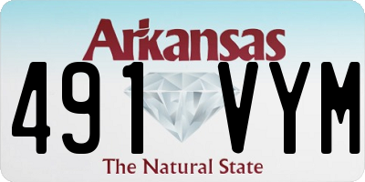 AR license plate 491VYM