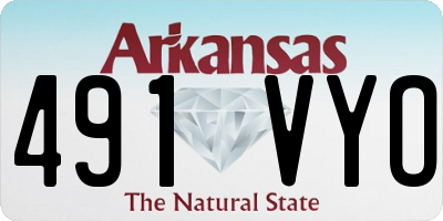 AR license plate 491VYO