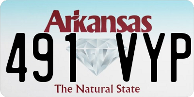 AR license plate 491VYP
