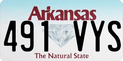 AR license plate 491VYS