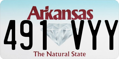 AR license plate 491VYY