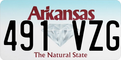 AR license plate 491VZG