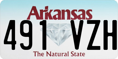 AR license plate 491VZH