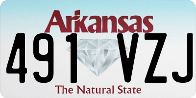 AR license plate 491VZJ