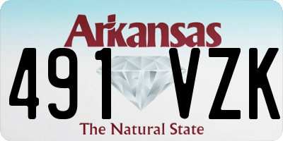 AR license plate 491VZK
