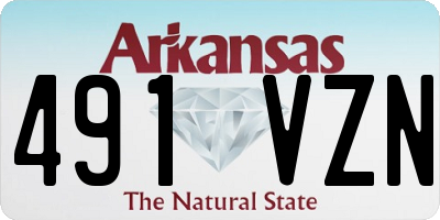 AR license plate 491VZN