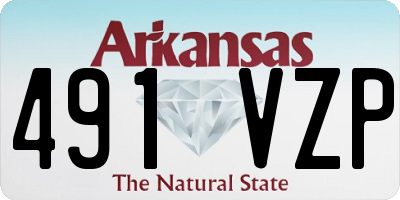 AR license plate 491VZP