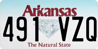 AR license plate 491VZQ
