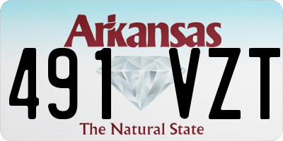 AR license plate 491VZT