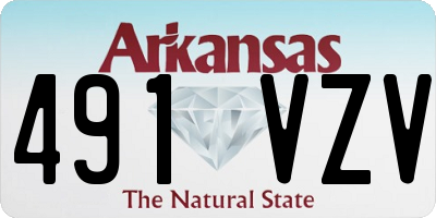 AR license plate 491VZV
