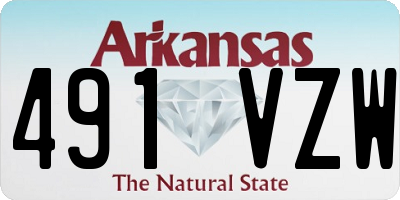 AR license plate 491VZW