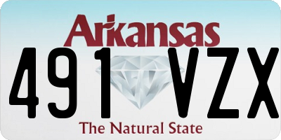 AR license plate 491VZX