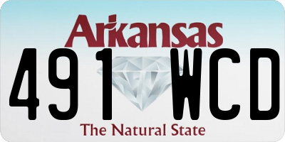 AR license plate 491WCD