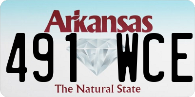AR license plate 491WCE