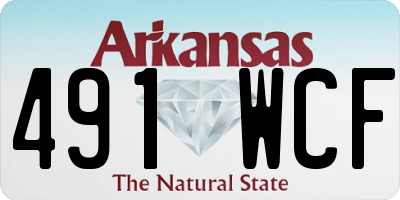 AR license plate 491WCF