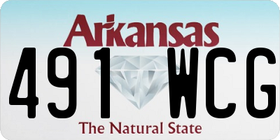 AR license plate 491WCG