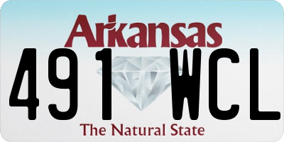 AR license plate 491WCL