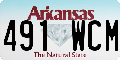 AR license plate 491WCM